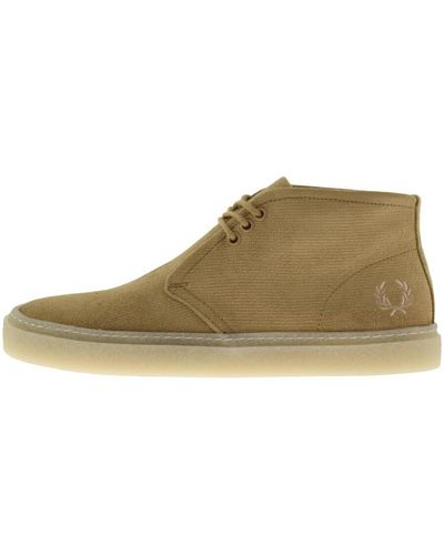 Fred Perry Hawley Corduroy Shoes - Natural