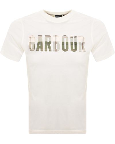 Barbour Thurford T Shirt - White