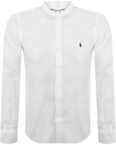 Ralph Lauren Long Sleeved Slim Fit Shirt - White