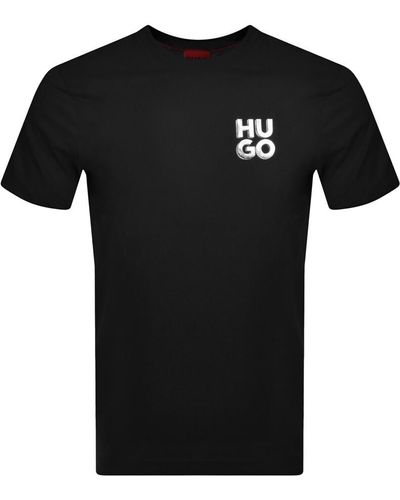 HUGO Detzington241 T Shirt - Black