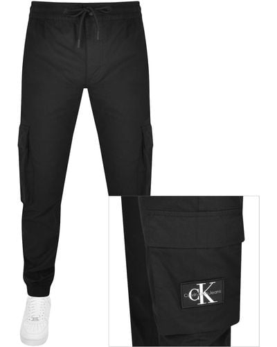 Calvin Klein Cargo Trousers - Black