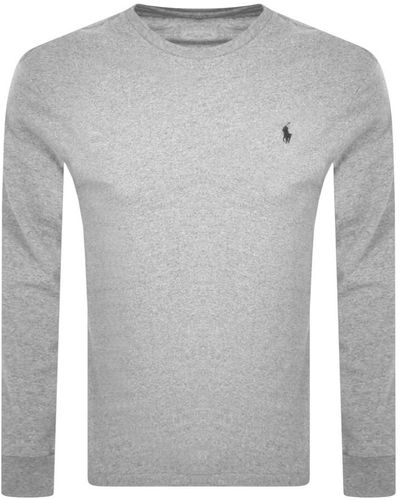 Ralph Lauren Long Sleeved T Shirt - Gray