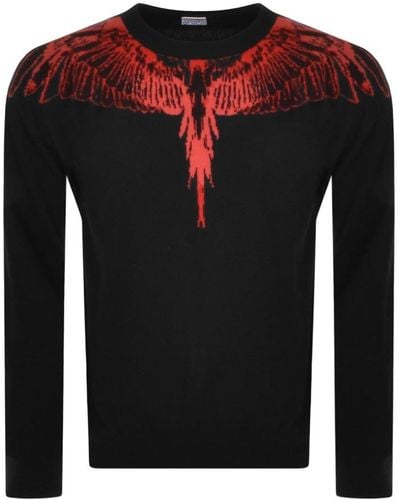 Marcelo Burlon Icon Wings Knit Sweater - Black