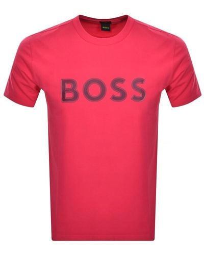 BOSS Boss Tee 1 T Shirt - Pink