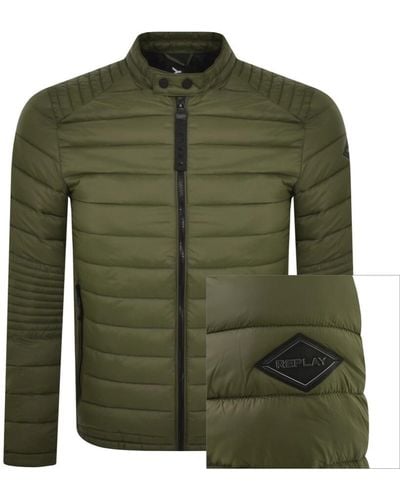 Replay Padded Jacket - Green