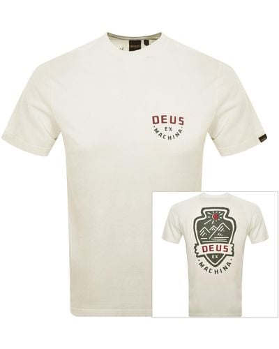 Deus Ex Machina Old Town T Shirt Off - White