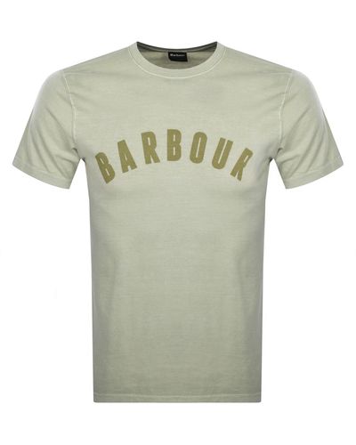 Barbour Terra Dye T Shirt - Green