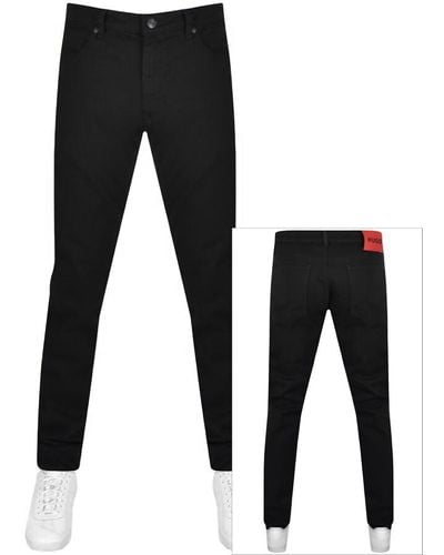 HUGO 708 Slim Fit Jeans - Black