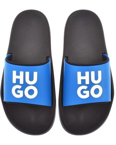 HUGO Nil Slid Sliders - Blue
