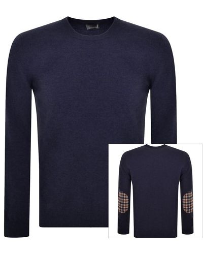 Aquascutum London Knit Sweater - Blue