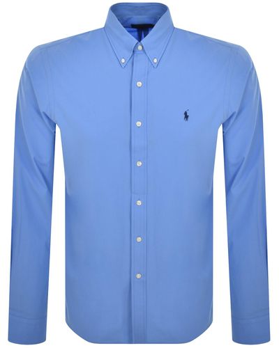 Ralph Lauren Custom Fit Shirt - Blue