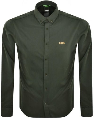 BOSS Boss B Motion L Long Sleeved Shirt - Green