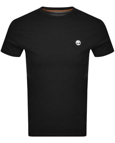 Timberland Dun River Logo T Shirt - Black