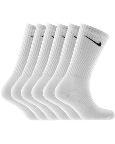 Nike Six Pack Socks - White