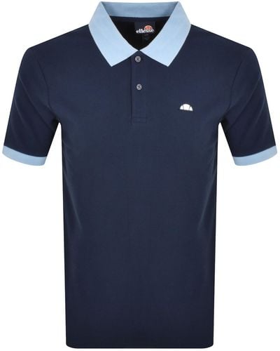 Ellesse Agoza Polo T Shirt - Blue