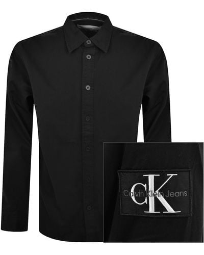 Calvin Klein Jeans Badge Overshirt Jacket - Black