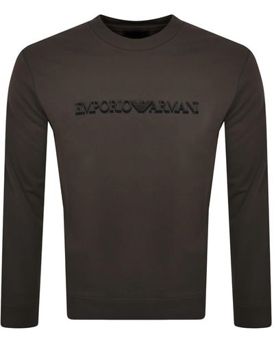 Armani Emporio Logo Sweatshirt - Gray