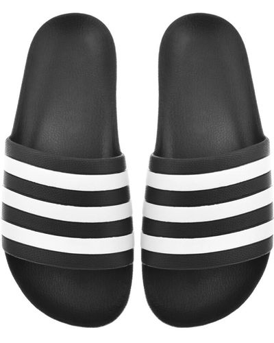adidas Originals Adidas Adilette Aqua Sliders - Black