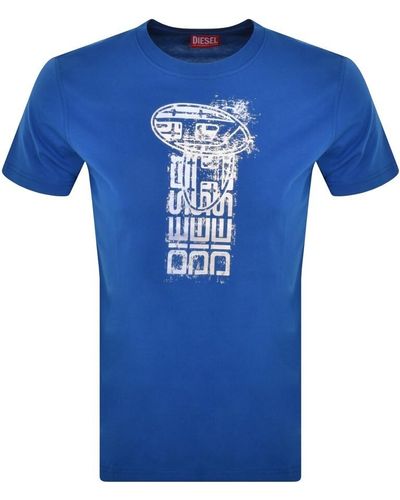 DIESEL T Diegor K68 T Shirt - Blue