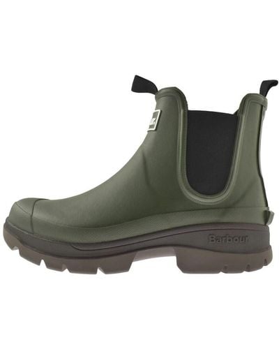 Barbour Nimbus Short Wellington Boots - Green