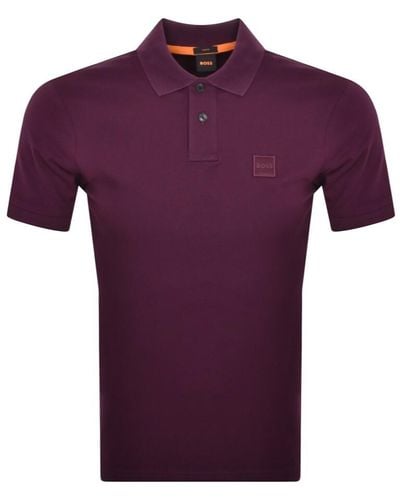 BOSS Boss Passenger Polo T Shirt - Purple
