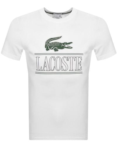 Lacoste Logo T Shirt - White