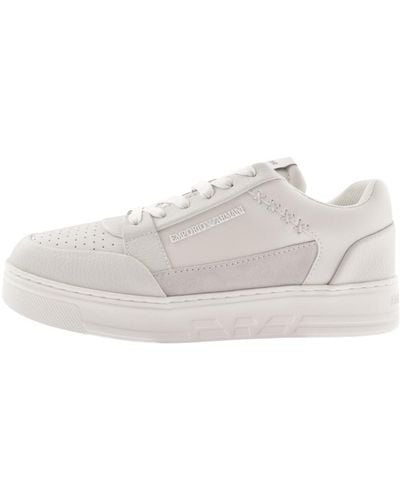 Armani Emporio Logo Sneakers Off - White