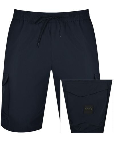 BOSS Boss S Urbanex Cargo1 Shorts - Blue