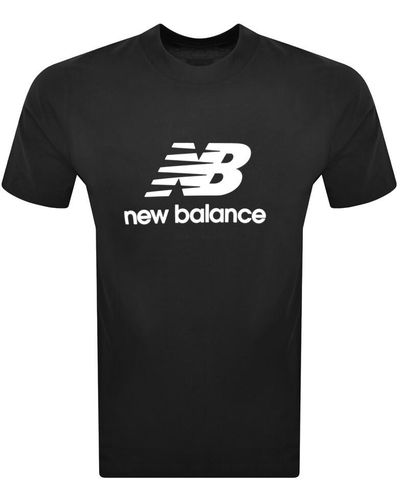 New Balance Sport Essentials Logo T Shirt - Black