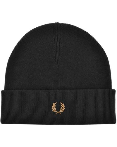 Fred Perry Beanie Hat - Black