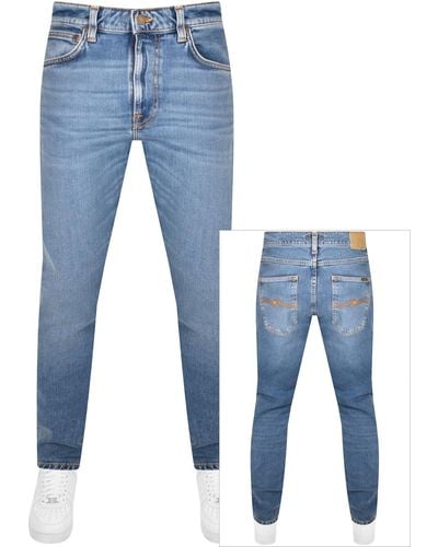 Nudie Jeans Jeans Lean Dean Slim Fit Jeans - Blue