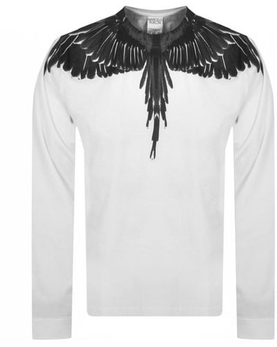 Marcelo Burlon Wings Long Sleeve T Shirt - White