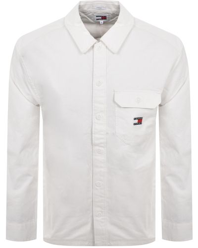 Tommy Hilfiger Essential Overshirt Off - White
