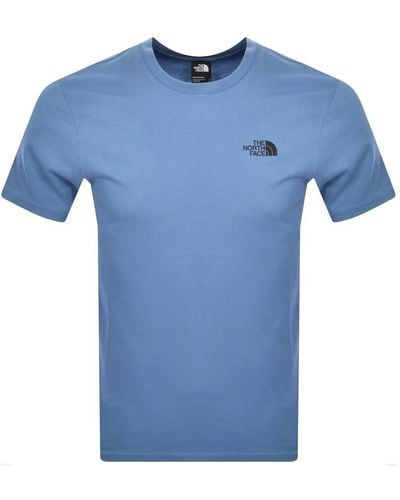 The North Face Simple Dome T Shirt - Blue