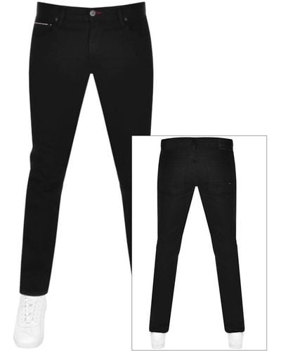 Tommy Hilfiger Denton Straight Fit Jeans - Black