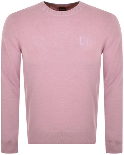 BOSS Boss Kanovano Knit Sweater - Pink
