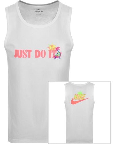 Nike Swoosh Vest T Shirt - White