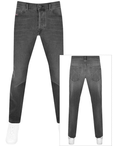 DIESEL D Fining Mid Wash Jeans - Gray