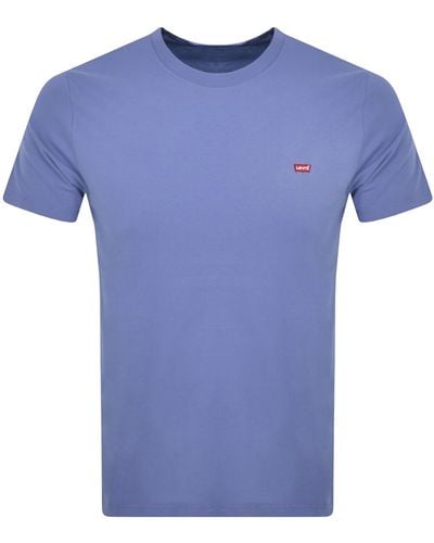 Levi's Original Housemark Logo T Shirt - Blue