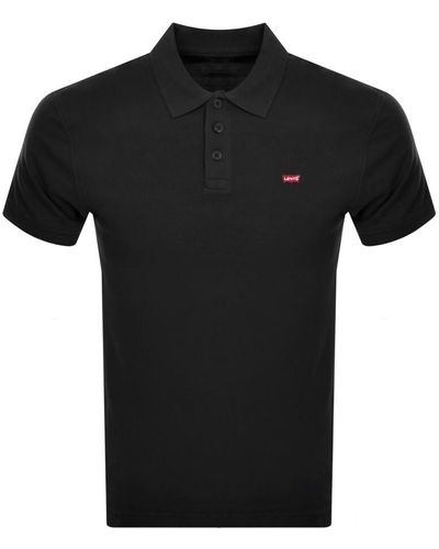 Levi's Original Hm Short Sleeved Polo T Shirt - Black