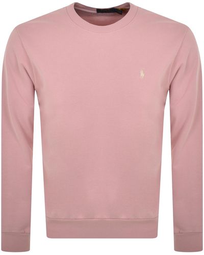 Ralph Lauren Crew Neck Sweatshirt - Pink