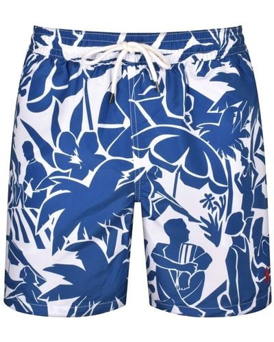Ralph Lauren Traveler Swim Shorts - Blue