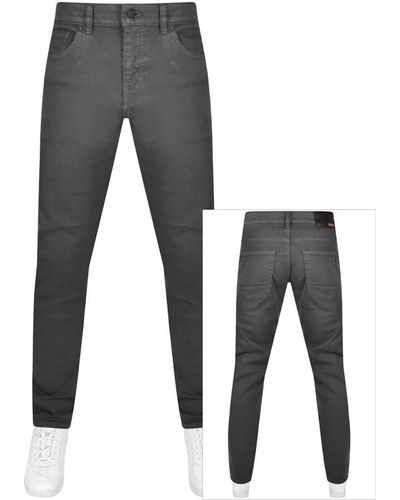 BOSS Boss Delaware Slim Fit Jeans - Gray