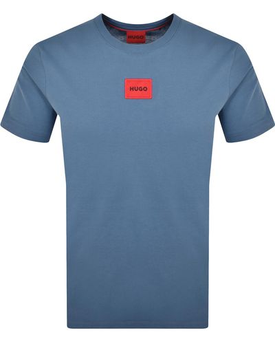 HUGO Diragolino212 T Shirt - Blue
