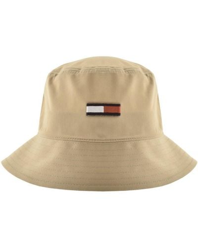 Tommy Hilfiger Flag Bucket Hat - Natural