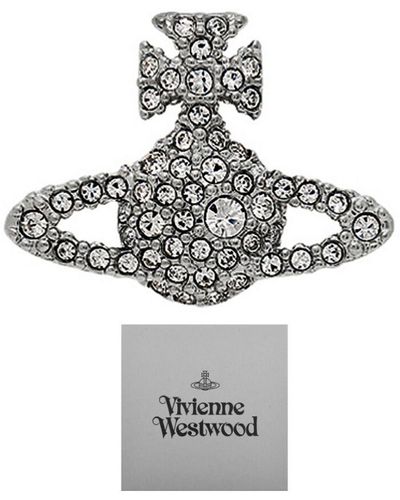 Vivienne Westwood Grace Single Stud Earring - Metallic