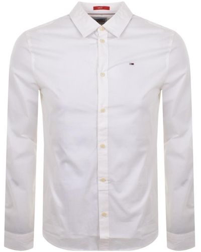 Tommy Hilfiger Long Sleeved Shirt - White