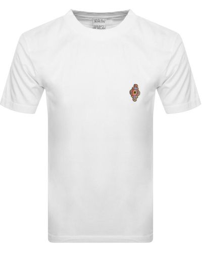 Marcelo Burlon Sunset Cross T Shirt - White