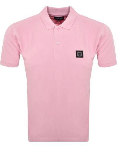 Marshall Artist Siren Polo T Shirt - Pink