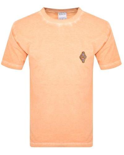 Marcelo Burlon Sunset Cross T Shirt - Orange